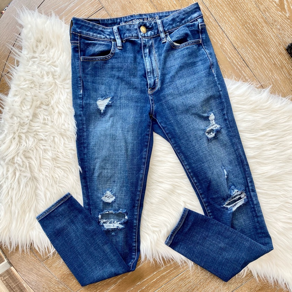 American Eagle high rise jegging , cropped jeans